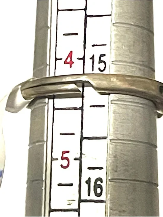 Sweet Sterling Pearl Ring sz 4 - Picture 6 of 6